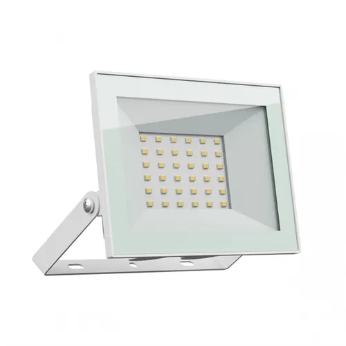 Spectrum LED Fluter Strahler Noctis Lux 4 Weiß IP65 30W Neutralweiß 4000K 100°