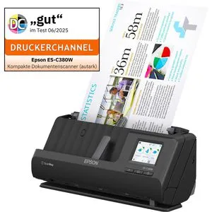 Epson Netzwerk Scanner ES-C380W in schwarz von Epson