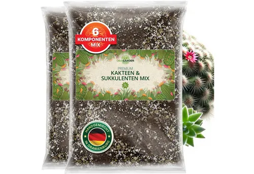 OraGarden Spezialerde Kakteen & Sukkulenten Erde, mit Wurmhumus