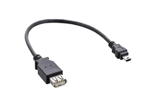 Inline InLine® Adattatore USB 2.0 A femmina a Mini A maschio 5pin, cavo 0,2m USB-Adapter