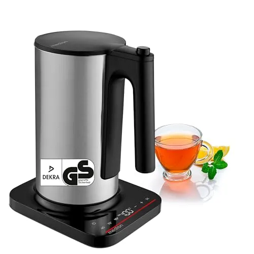 MEDION LIFE Digitaler Wasserkocher MD12106 – 2.200 Watt, 1,5 Liter, LED-Display