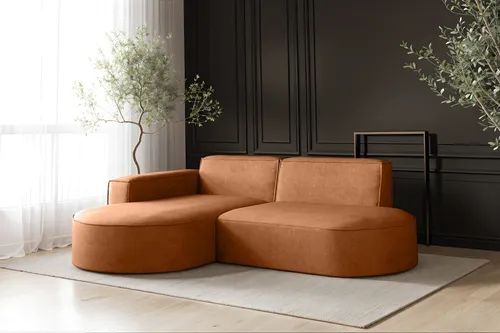 Kaiser Möbel Sofa L-Form Modena – Modernes Ecksofa in Braun - Entdecken Sie das elegante Sofa L-Form Modena mit erstklassigem Komfort und flexibler Modulbauweise. Der strapazierfähige Salvador-Velours sorgt für angenehmes Sitzen und einfache Pflege. Ideal für jedes Wohnambiente.