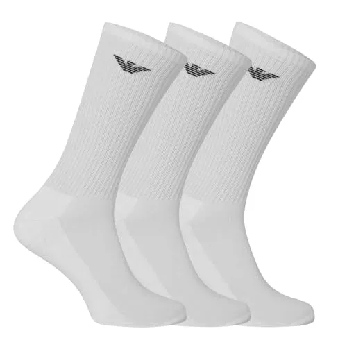 Emporio Armani Herren Sporty Terry Cloth Socken 3er Pack von Emporio Armani
