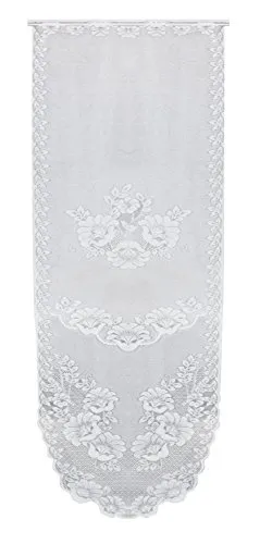 Haus und Deko Tür-Panneaux Mona weiß 60x180 cm Türvorhang Glastür Scheibengardine Jacquard Gardine 5 Modelle - Typ 3