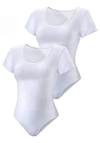 T-Shirt-Body VIVANCE Damen, Gr. 36/38, weiß von Vivance