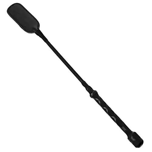 Strict Leather Black Short Riding Crop von Strict Leather