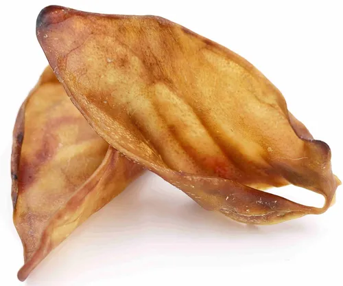 Getrocknete Schweineohren für Hunde 5 Kg - Hochwertiger Snack aus Deutschland - Leckerer Snack für Hunde, ideal für jedes Alter und jede Größe. Die getrockneten Schweineohren unterstützen die Beschäftigung und sind ein schmackhafter Genuss.