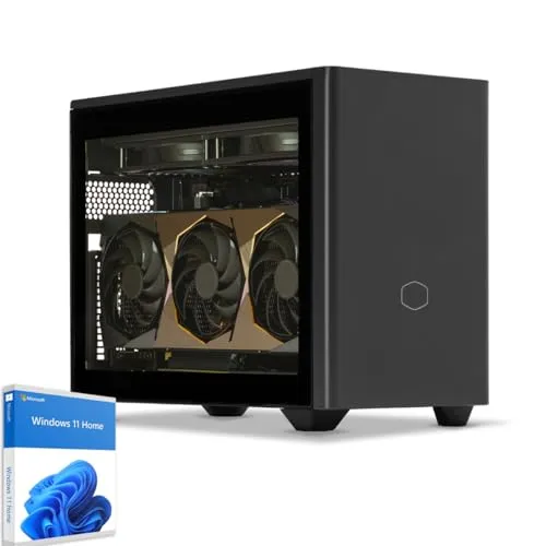 Sedatech Wasserkühlung Business Mini-PC • RX 9070 XT | i7-14700KF | 32GB DDR5 | 2TB SSD M.2 | WLAN 6E | BT 5.3 | Win 11