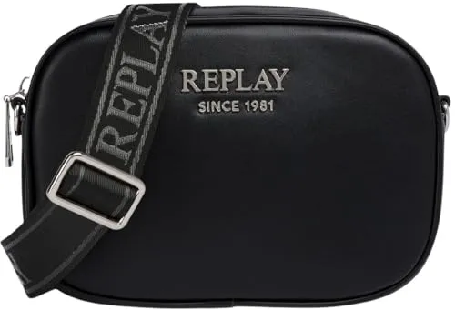 Replay Umhängetasche 23 cm schwarz - Handtaschen, stilvolle und praktische Umhängetasche mit 23 cm, perfekt für den Alltag und trendige Looks.