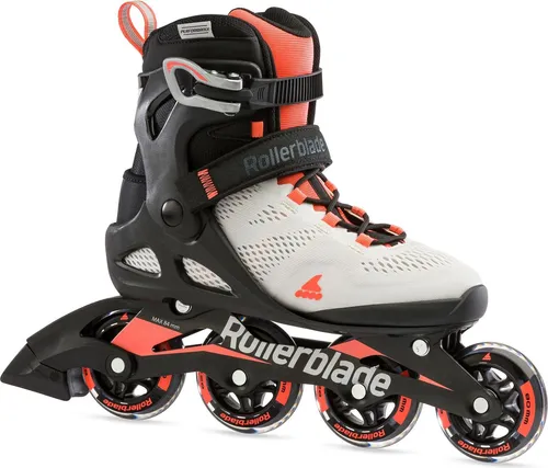 Rollerblade Inline Skates Macroblade 80 - Damen - Cruiserboards, ideal für Freizeit-Skaterinnen, mit atmungsaktivem Mesh-Material und stabiler Aluminium-Schiene für verbesserten Halt und Performance.