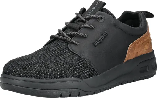 Bugatti Herren Schnürstiefel - Elegante Winterstiefel in Schwarz - Herren-Schnürhalbschuhe mit warmem Kaltfutter, ideal für kalte Tage. Stilvoll und bequem, perfekt für Büro und Freizeit.