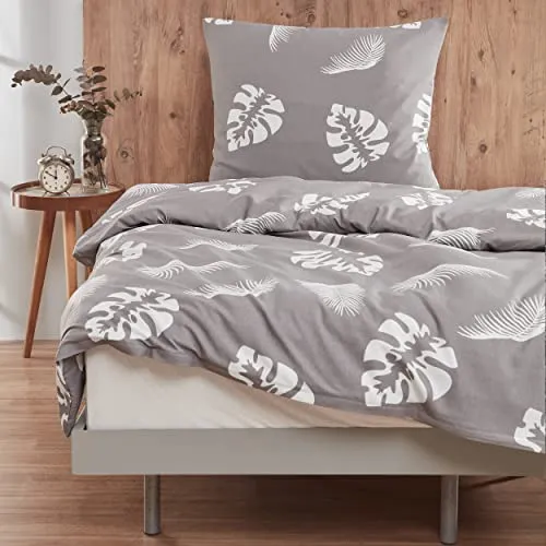 Bettwäsche Bettgarnitur Bettbezug Baumwolle 135x200 155x220 200x200 200x220 Modern