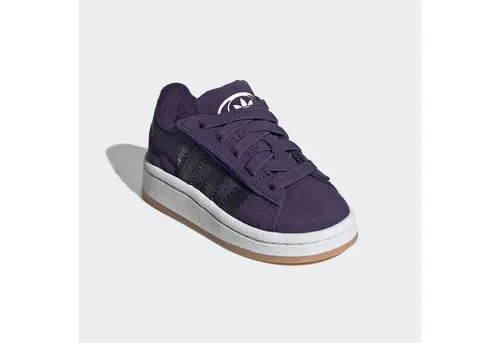 adidas Originals CAMPUS 00S COMFORT CLOSURE ELASTIC LACE für Babys und Kleinkinder aus Leder und Wildleder, mit Gummisohle