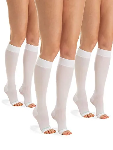 M0350A Thrombosestrümpfe Weiß, XL