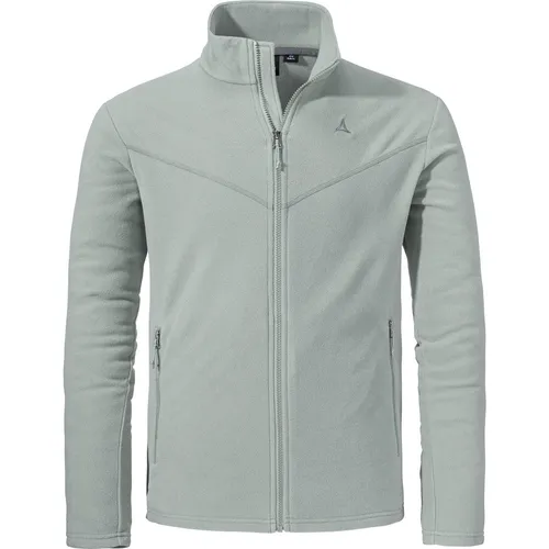 Schöffel Fleece Jk Style Qutang Men grau (9205) 58 - Funktionsjacke für Herren, leicht und wärmend aus recyceltem Tecnopile-Material, bietet hohe Bewegungsfreiheit und optimalen Feuchtigkeitstransport für alle Outdoor-Abenteuer.