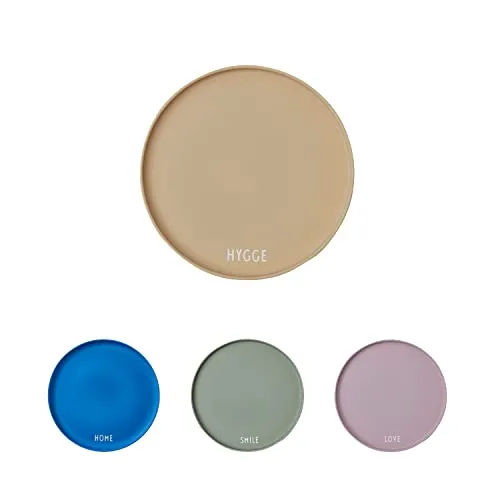 Design Letters Lieblings Teller | Vielseitiger Porzellan Speiseteller mit gravierten Buchstaben - Stylischer Speiseteller aus hochwertigem Porzellan, ideal als Pizzateller oder für besondere Anlässe. Spülmaschinenfest und mikrowellengeeignet – perfekt für den täglichen Gebrauch und Partys.