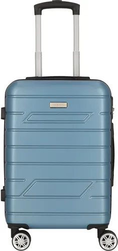 NOWI Handgepäckskoffer Bergamo – Leichter Kabinentrolley mit Hartschale - Koffer 37L mit integriertem Zahlenschloss, ideal für Flugreisen. Robuster Hartschalen-Koffer mit 360° drehbaren Rollen für müheloses Manövrieren.