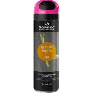 Soppec Markierungsspray Tempo TP, pink, fluoreszierend, bis 2 Monate, 500 ml