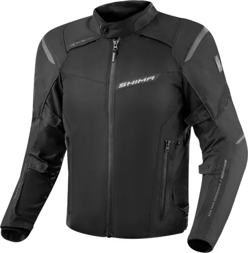 SHIMA RUSH Motorrad Jacke Herren mit Protektoren - Schutzjacke mit AIRFORCE Rückenprotektor für überlegenen Schutz und innovative Kühltechnologie, ideal für komfortable Sommerfahrten.
