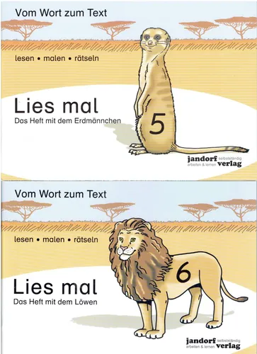 Lies mal Hefte 5 und 6 (Erdmännchen und Löwe) von JANDORFVER
