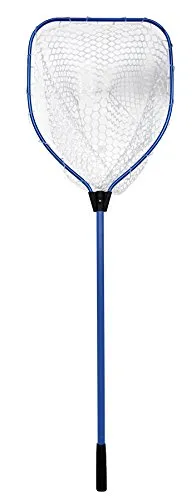 Söll 82224 Fischkescher mit Gumminetz - Teleskopstiel 70-120 cm, schonend für Fische und ideal für Gartenteiche und natürliche Gewässer