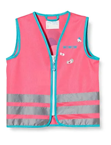Wowow Crazy Monster Reflexweste Rosa/Silber S