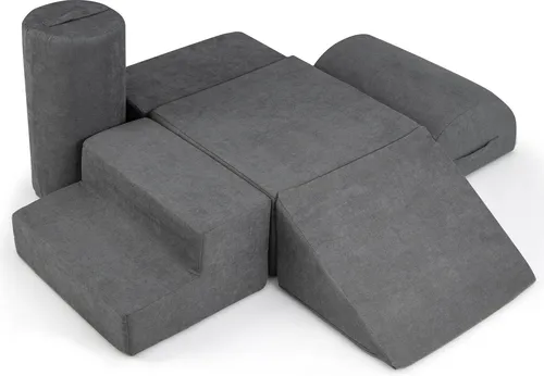 COSTWAY 6-teilige Kletterblöcke Indoor-Spielstruktur von Costway