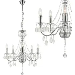 Hängeleuchte Toolight Ebt014-5cp Chrome – Stilvoller Kronleuchter