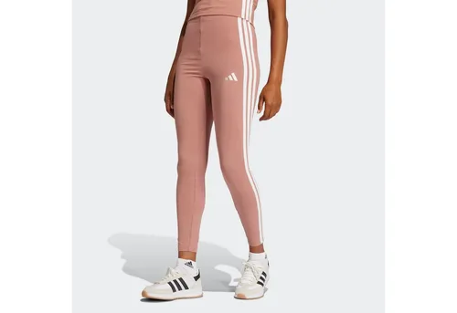 ADIDAS Damen Tight Essentials 3-Streifen Cotton - Leggings & Tights, für ultimativen Komfort beim Sport oder Entspannen, mit elastischem Material und sportlichem 3-Streifen Design.