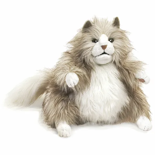 Pummelige Katze Folkmanis Handpuppe 2566 von Folkmanis
