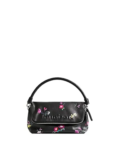 Desigual Damen bols_little bia venecia Across Body Bag, Schwarz, Einheitsgröße EU