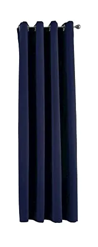 Produktbild Gardinenbox Vorhang Blickdicht »Newyork« Blau HxB 160x140 cm 1er-Pack Thermo-Gardine Verdunkelungsvorhang Blackout Ösen schalldämmend ÖKOTEX UV-Schutz Raffhalter, 201920600