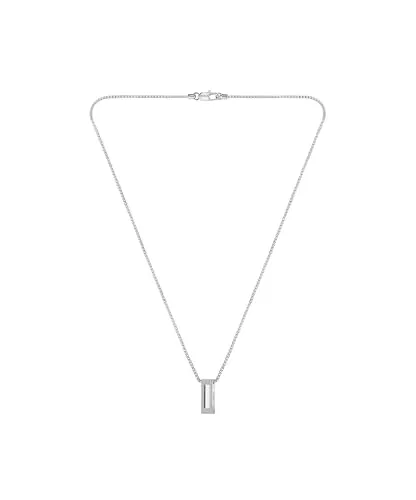 BOSS Jewelry Halskette mit Anhänger für Herren – CANDOR Kollektion aus Edelstahl - Herrenhalzkette mit modernem Look aus 316L Edelstahl – langlebig und vielseitig, ideal für elegante und lässige Outfits.