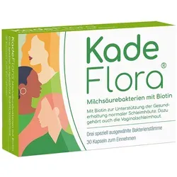 KADEFLORA Milchsäurebakterien mit Biotin Kapseln - 30 St, unterstützt die Darmgesundheit und fördert das Wohlbefinden