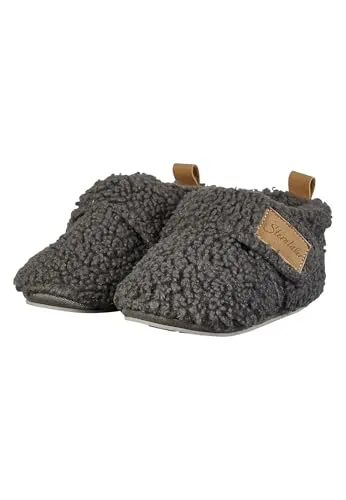 Sterntaler Krabbelschuh Boucle - Hausschuhe für Mädchen – Weiche, knöchelhohe Krabbelschuhe mit kuscheligem Innenfutter für hohen Tragekomfort und rutschfester Sohle, ideal für kleine Entdecker.