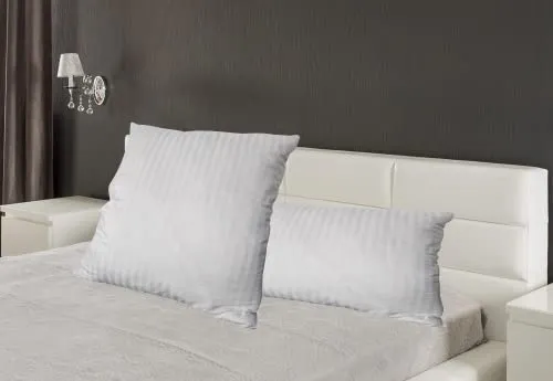 MB Warenhandel24 Zubehör Kissenhülle DAMAST Silber 80x80 cm