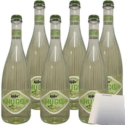 Käfer Hugo Holunderblüte & Limette Weinhaltiger Cocktail 6,9%vol. 6x0,75 Liter