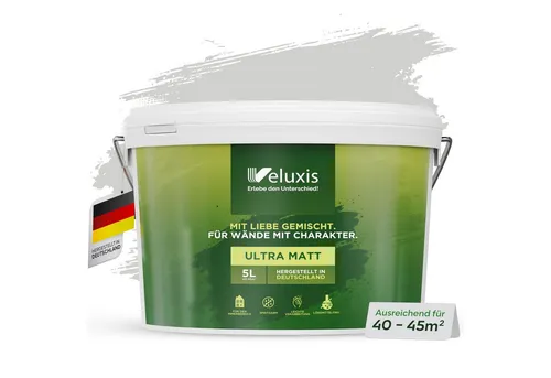 Veluxis Wandfarbe Universal - Stilvolle Farben für dein Zuhause – die matte Veluxis® Wandfarbe Universal bietet starke Deckkraft, ist tropfarm und geruchsarm. Ideal für kreative Raumgestaltungen und DIY-Projekte.