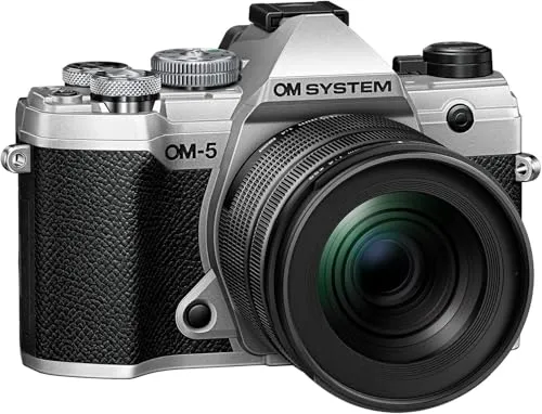 Olympus OM-5 1245 Kit Systemkamera - Spiegelreflex- & Systemkameras mit 20,4 MP, 4K Ultra HD Video und spritzwassergeschütztem Gehäuse – ideal für kreative Fotografie unter verschiedenen Bedingungen.