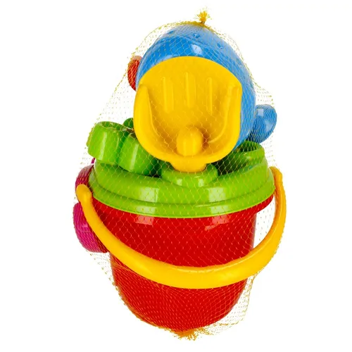 Komplet do piasku 8 elementów Biedronka siatka CZAKO 409434 CZAKO 5906660409434