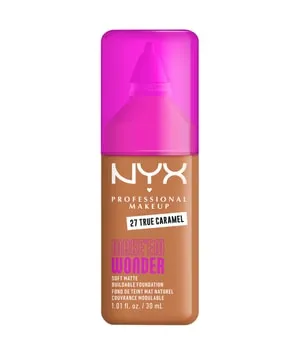 NYX Professional Makeup Make 'EM Wonder Soft Matte Flüssige Foundation 30 ml Nr. 27 - True Caramel