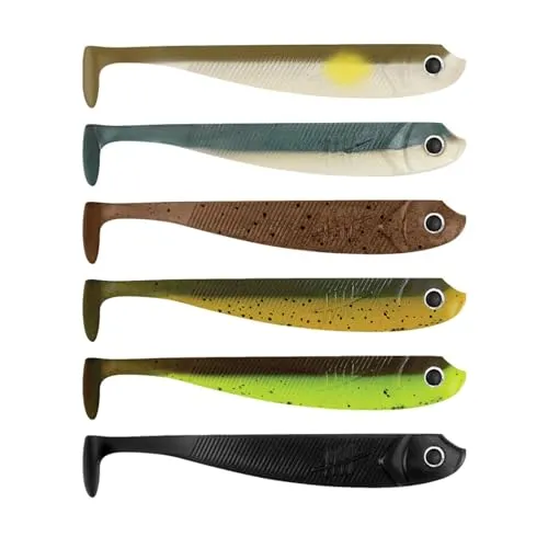 Lieblingsköder Gummiköder 5cm - 6 Gummifische, Farbe Lieblingsköder:Natural Classics