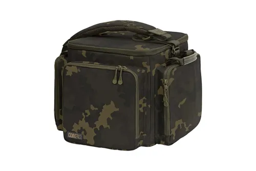 Korda Compac Würfel Reisetasche - Dunkel Kamo - Robuste Angeltasche aus wasserabweisendem Gewebe mit verstärktem Boden und abwischbarem Innenfutter, ideal für Karpfenfischer und Outdoor-Abenteuer.