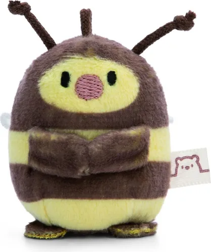 NICI Kuscheltier Biene Beenie 5cm braun - Stofftier aus weichem Plüsch, niedliches Plüschtier zum Kuscheln und Spielen, für Kinder & Erwachsene - tolle Geschenkidee