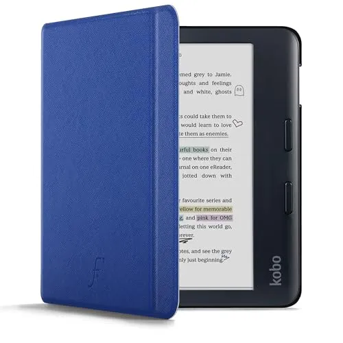 Forefront Cases Hülle für Kobo Libra Colour (Color) - Magnetische Schutz-Hülle für Kobo Libra Colour (Modell: 2024) - Dünn und Leicht mit Smart Auto Schlaf/Wach Funktion Tasche - Königsblau