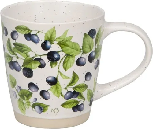 Tasse Becher - Heidelbeere Cottage Garden - M. Bastin aus Porzellan