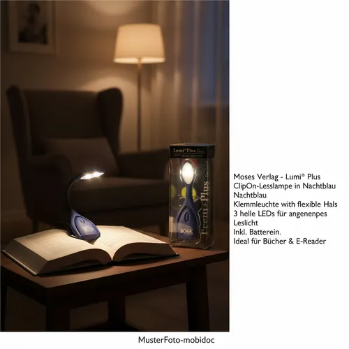 Leselampe Lumi Plus Nachtblau von moses.