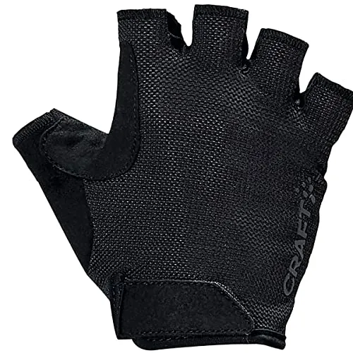 Craft Essence Handschuhe (XS, schwarz) - Fahrradhandschuhe für warme Tage, mit hervorragender Durchlüftung und komfortablen Geleinlagen für besseren Grip.