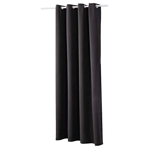 Vorhänge & Gardinen Schwarz von WOLTU