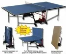 Bandito Outdoor Turnier Tischtennisplatte - Wetterfeste Tischtennisplatte in Turniermaßen (274 x 152,5 x 76 cm) mit schlagfester Melaminharzplatte und innovativem Ein-Personen-Aufklappsystem für einfachen Transport und Lagerung.